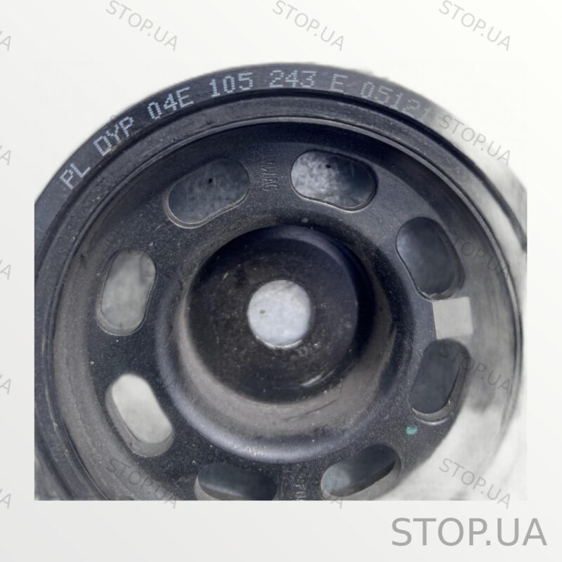 04E105243E шкив коленвала 04E105243E Шкив коленвала Volkswagen Jetta 6 USA — изображение 2