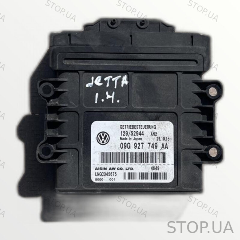 09G927749AA блок управления автоматической коробкой передач Блок управления
