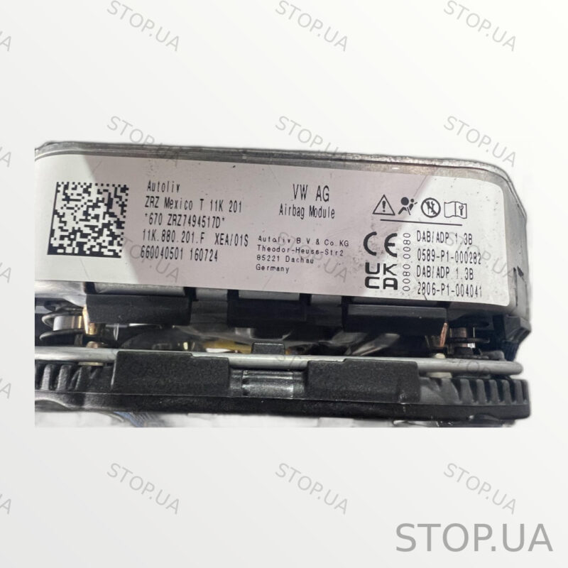 11K880201F подушка безопасности руля Volkswagen ID.4 (2020–2023) — изображение 3