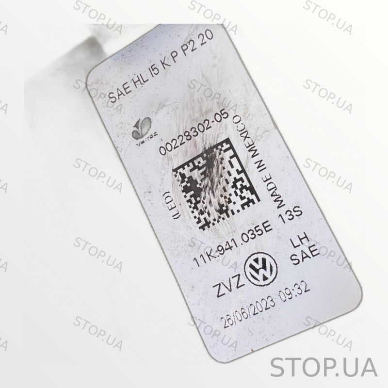 11K941035E левая фара 11K941035E Фара левая сторона (на запчасти) Volkswage — изображение 7