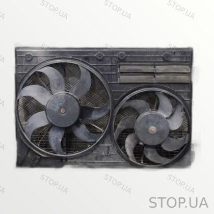 1K0121205AD диффузор Дифузор 2.0 TSI Volkswagen Tiguan 2009-2017, артикул 1