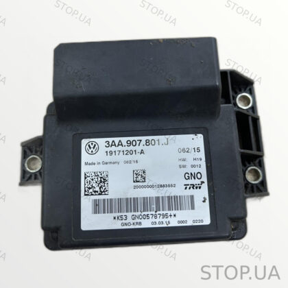 3AA907801J блок стояночного тормоза Блок стояночного тормоза Volkswagen Tig