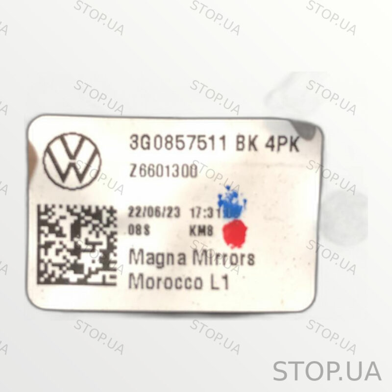 3G0857511 зеркало заднего вида салонное Зеркало заднего вида салонное Volks — изображение 2