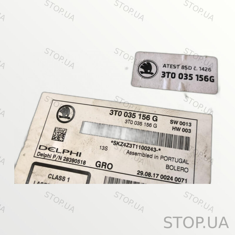 3T0035156G дисплей радио CD навигация Volkswagen 3T0035156G Дисплей радио C — изображение 4