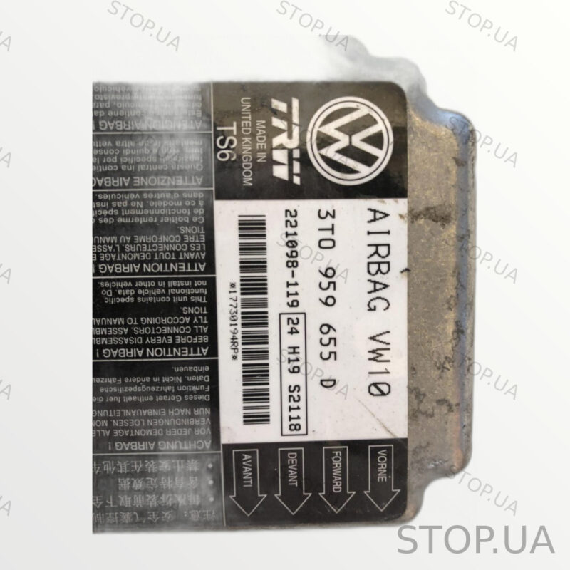 3T0959655D блок управления подушек безопасности Volkswagen 3T0959655D Блок — изображение 3