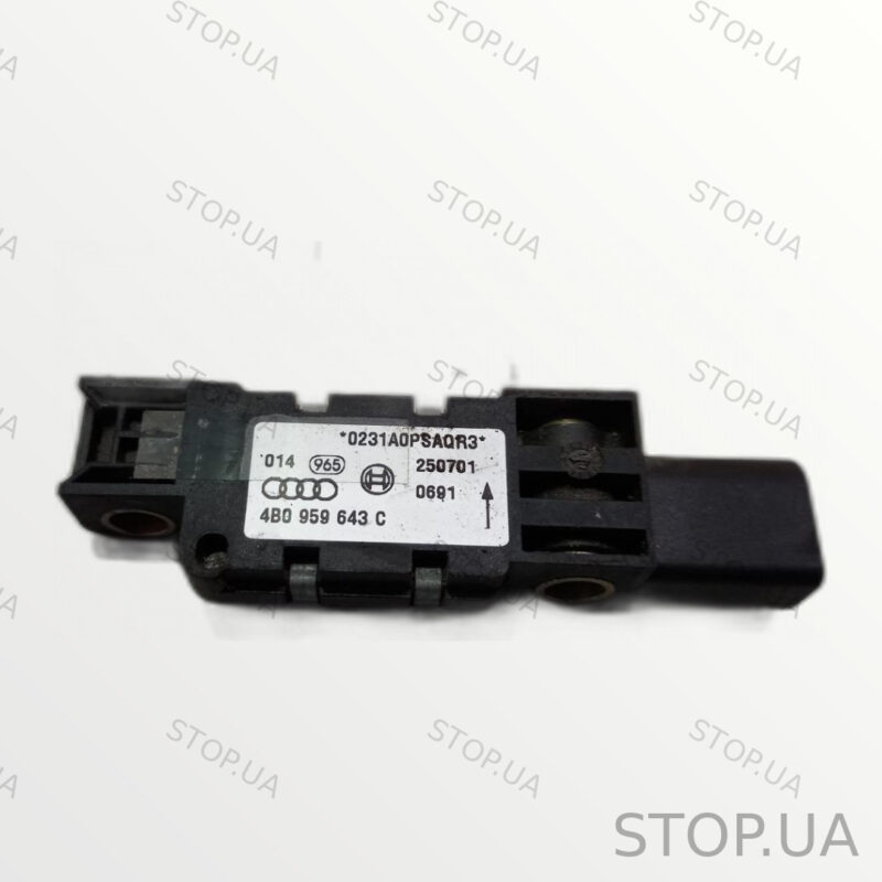 4B0959643C датчик подушки безопасности Датчик Airbag Audi A6 C5 SKU 4B09596