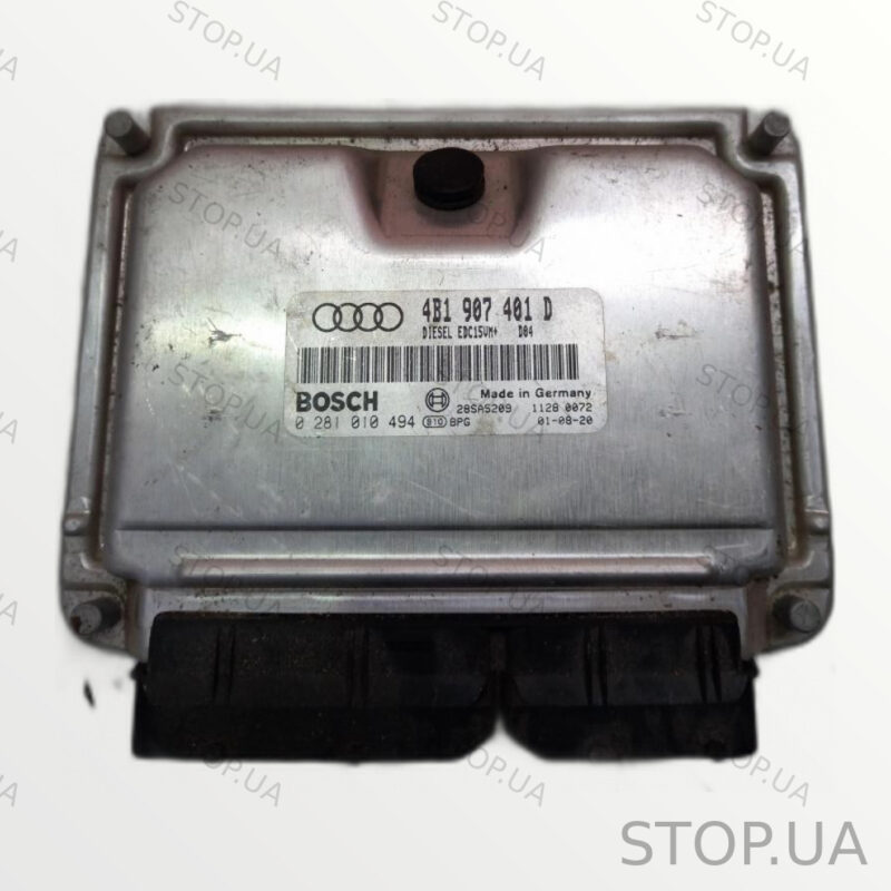 4B1907401D блок управления двигателем Блок управления двигателем Audi A6 C5