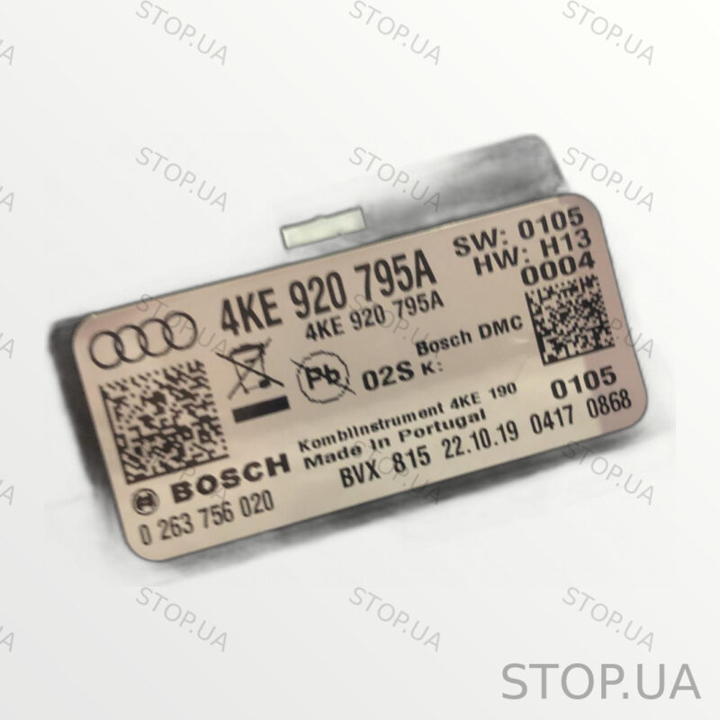 4KE920795A щиток приборов Щиток приборов Audi Q8 e-tron 2019-2024 SKU 4KE92 — изображение 3