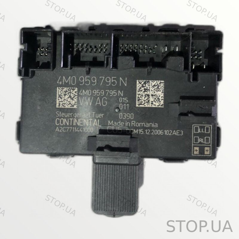 4M0959795N блок управления дверью задней Блок управления задней двери Audi — изображение 2