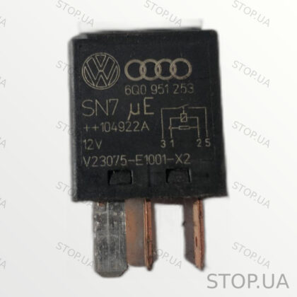 6Q0951253 реле Реле Volkswagen Passat B7 Европа SKU 6Q0951253 Реле Volkswag