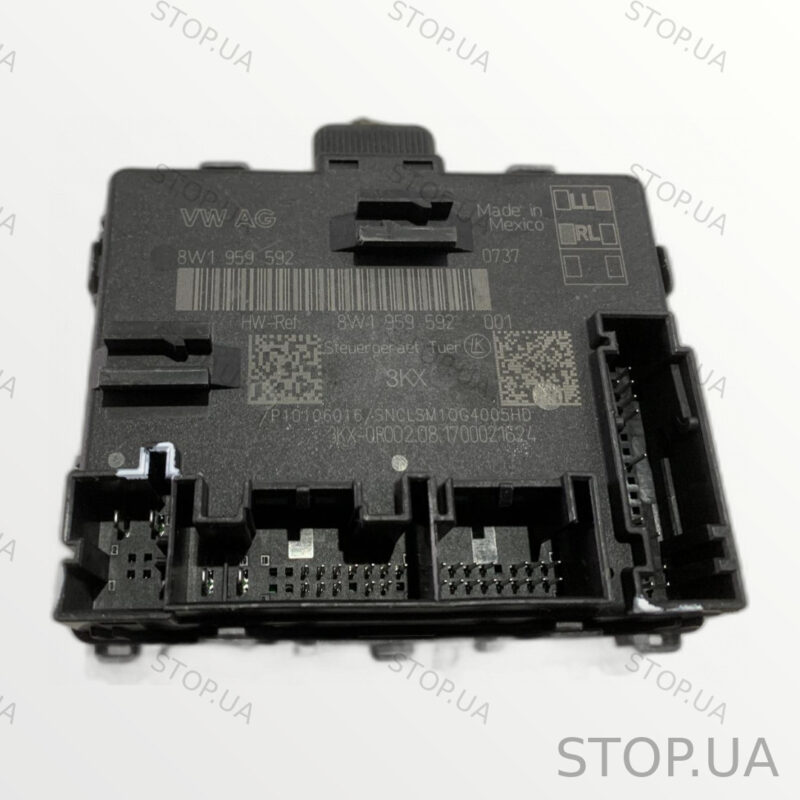 8W1959592 блок комфорта двери Блок комфорта передней левой двери Audi Q5 80