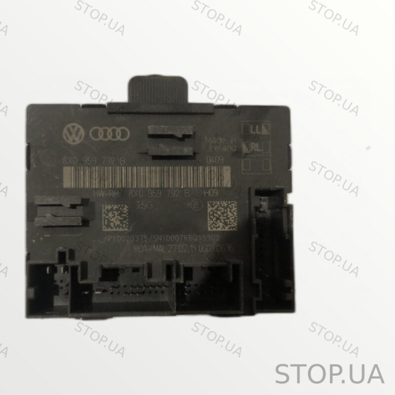 8X0959792B блок управления дверьми 8X0959792B Блок управления дверьми Skoda