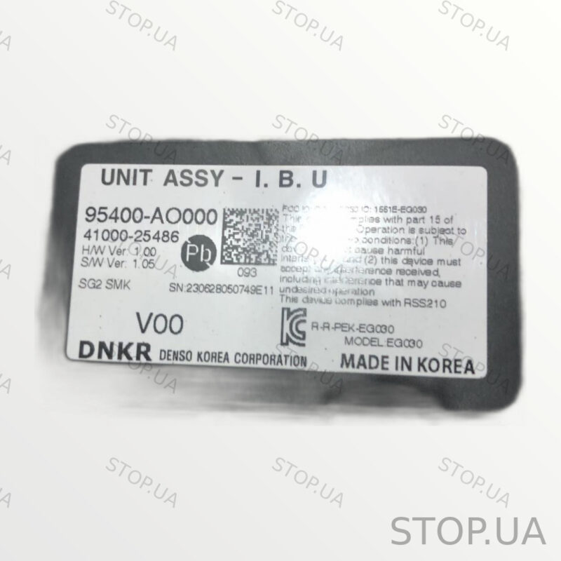 95400AO000 блок комфорта Блок комфорта Kia Niro Wind 2023 SKU 95400AO000 Бл — изображение 2