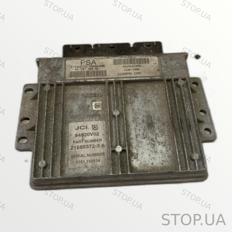 9658738880 блок управления двигателем Блок управления двигателем 1.4 Citroe