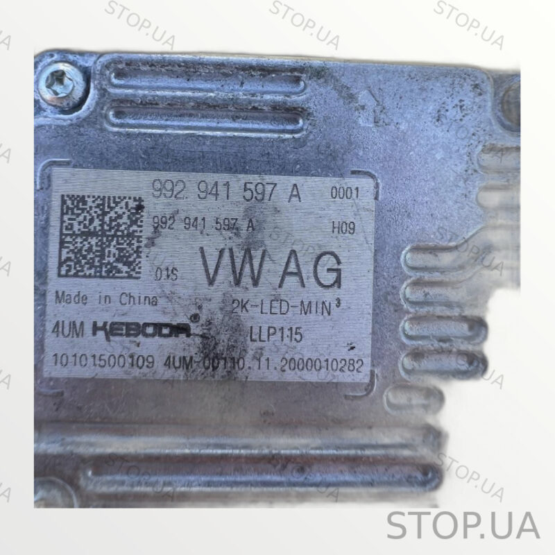 992941597A блок розпалу фар Volkswagen ID.4 (2020–2023) — изображение 3