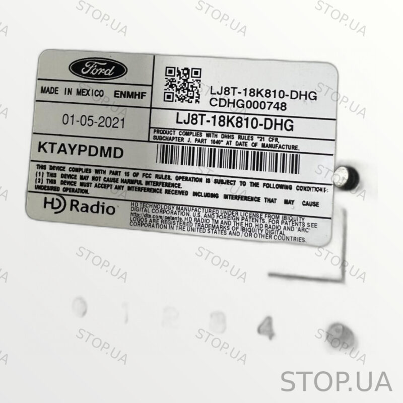 LJ8T18K810DHG электронный блок радио Блок электронный радио Ford Mustang Ma — изображение 3