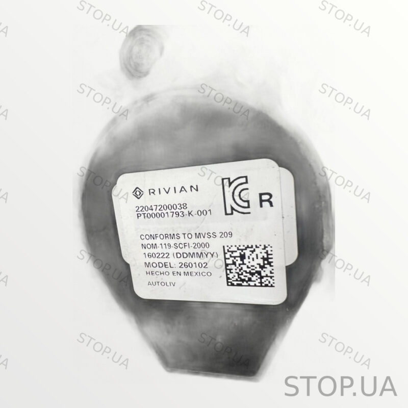 PT00001793 ремень безопасности Rivian R1T (2021–2023) — изображение 2