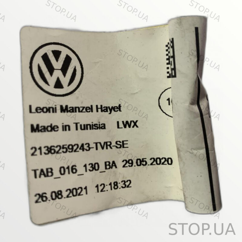 TAB016130BA проводка двери Проводка передних правых двери Volkswagen ID.4 S — изображение 2