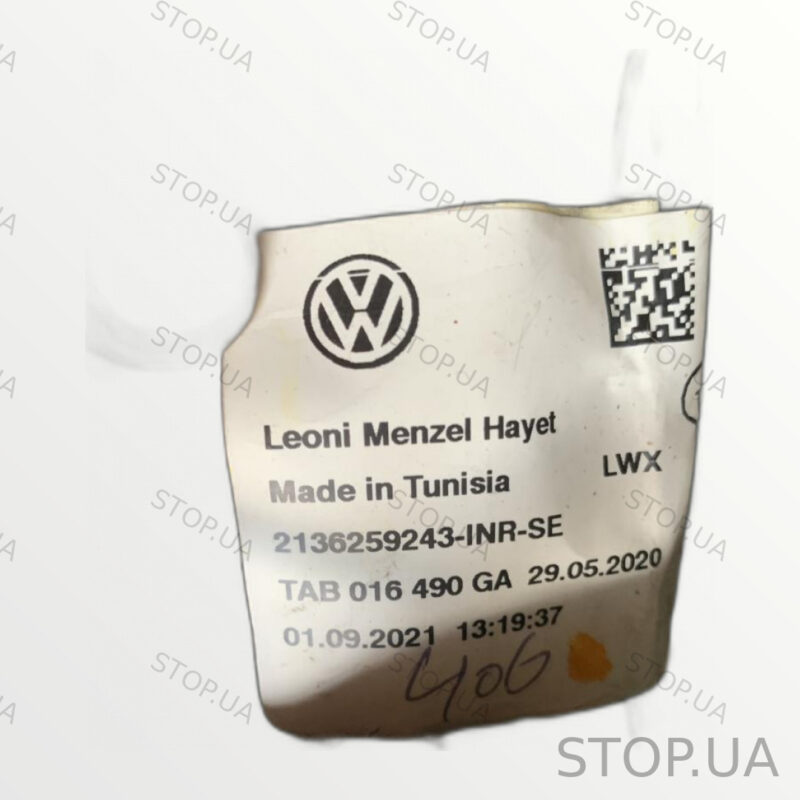 TAB016490GA проводка салонная Проводка салонная Volkswagen ID.4 TAB016490GA — изображение 6